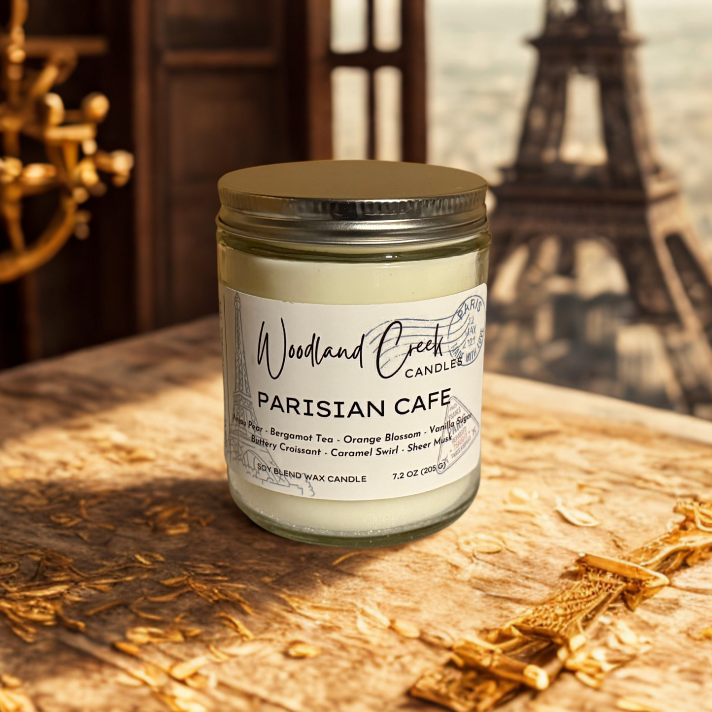 Parisian Cafe Soy Blend Wax Candle