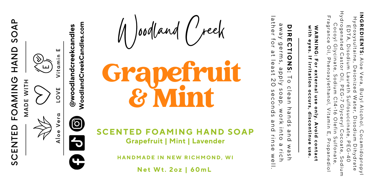 grapefruit-and-mint-scented-foaming-hand-soap