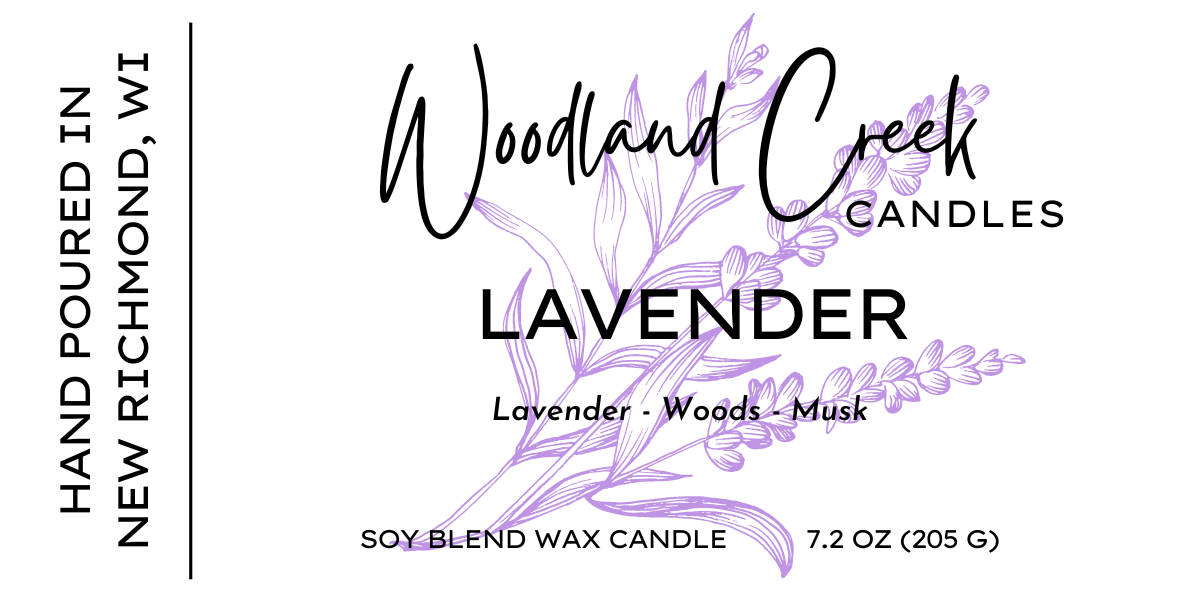 Lavender Soy Blend Wax Candle