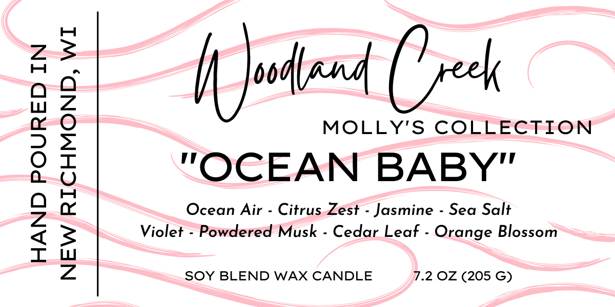 Ocean Baby Soy Blend Wax Candle