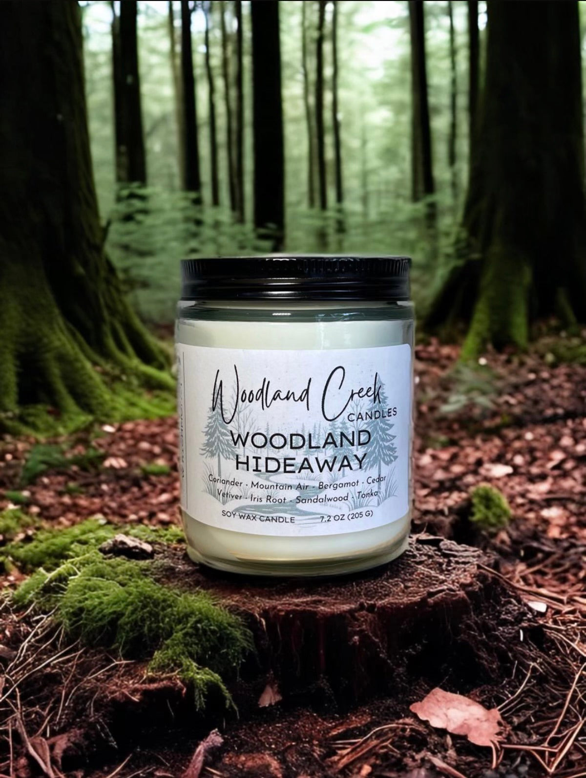 Woodland Hideaway Soy Blend Wax Candle