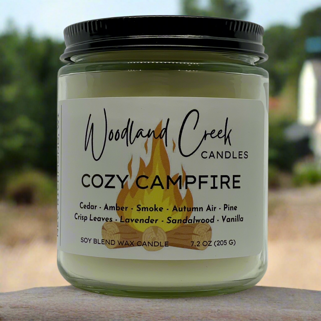 Cozy Campfire Soy Blend Wax Candle