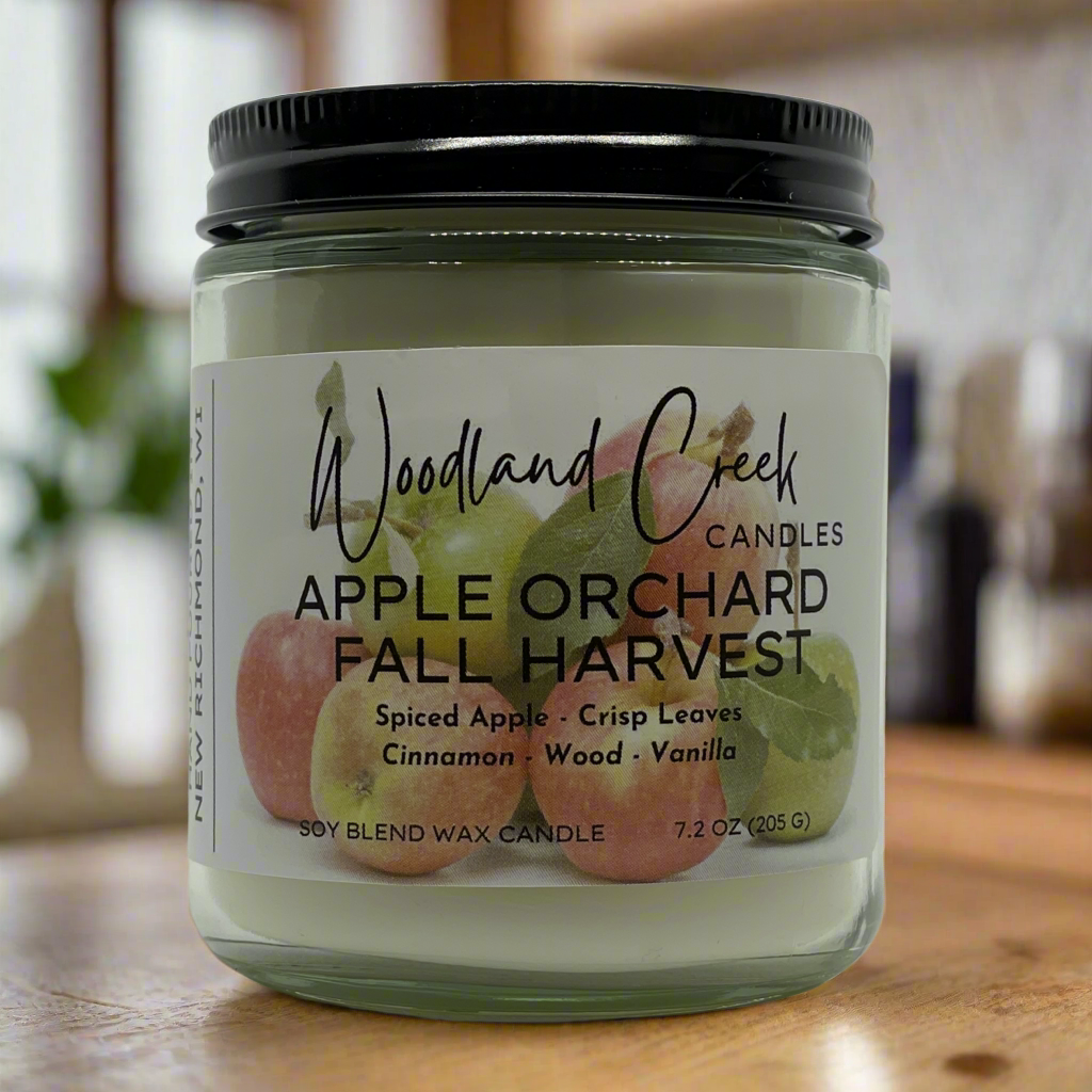 Apple Orchard Fall Harvest Soy Blend Wax Candle