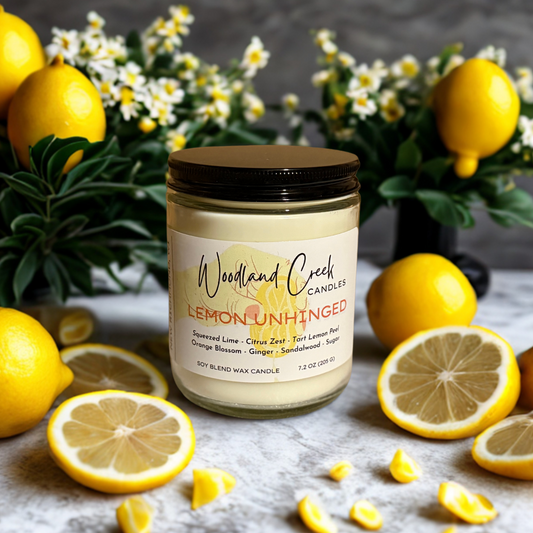 Lemon Unhinged Soy Blend Wax Candle