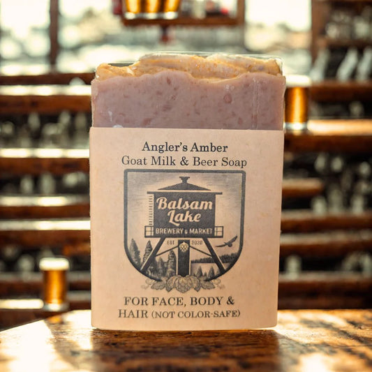 “Angler’s Amber” Artisan Goat Milk Soap With Beer