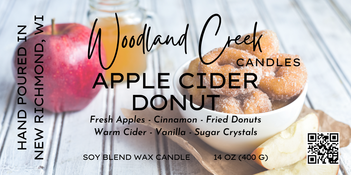 Apple Cider Donut Soy Blend Wax Candle (14 ounce)