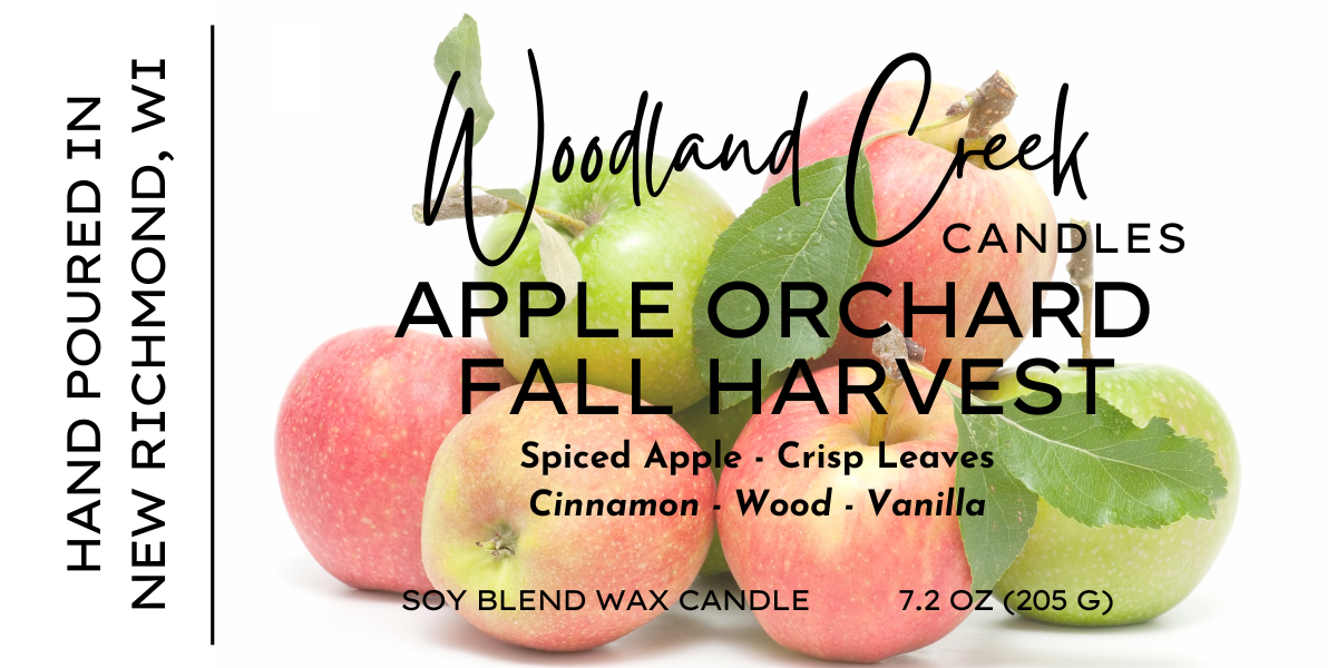 Apple Orchard Fall Harvest Soy Blend Wax Candle