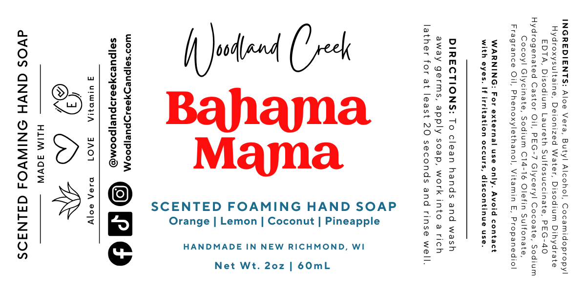 Bahama Mama Scented Foaming Hand Soap