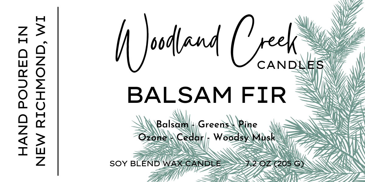 Balsam Fir Soy Blend Wax Candle