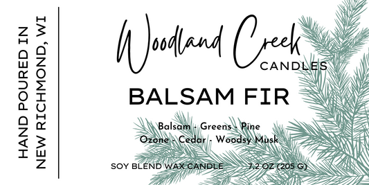 Balsam Fir Soy Blend Wax Candle