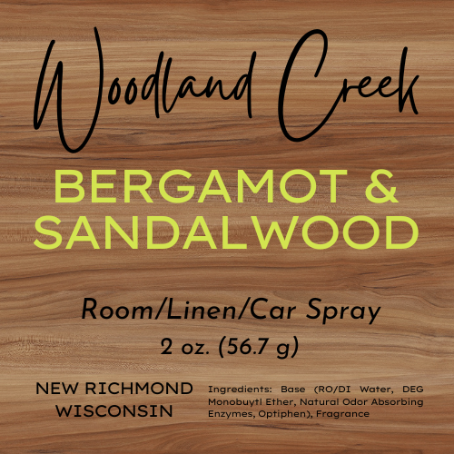 Bergamot & Sandalwood Room Spray