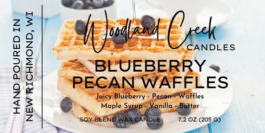 Blueberry Pecan Waffles Soy Blend Wax Candle