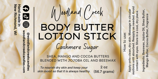 Cashmere Sugar Body Butter Lotion Stick