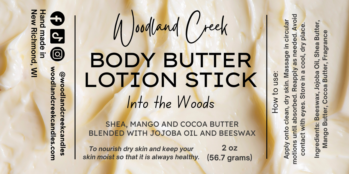 Into the Woods Body Butter Lotion Stick