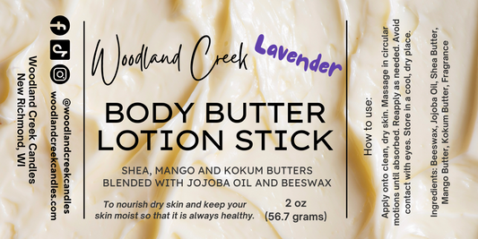 Lavender Body Butter Lotion Stick