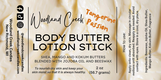 Tangerine Passion Body Butter Lotion Stick