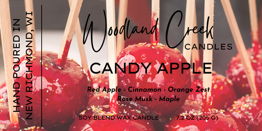 Candy Apple Soy Blend Wax Candle