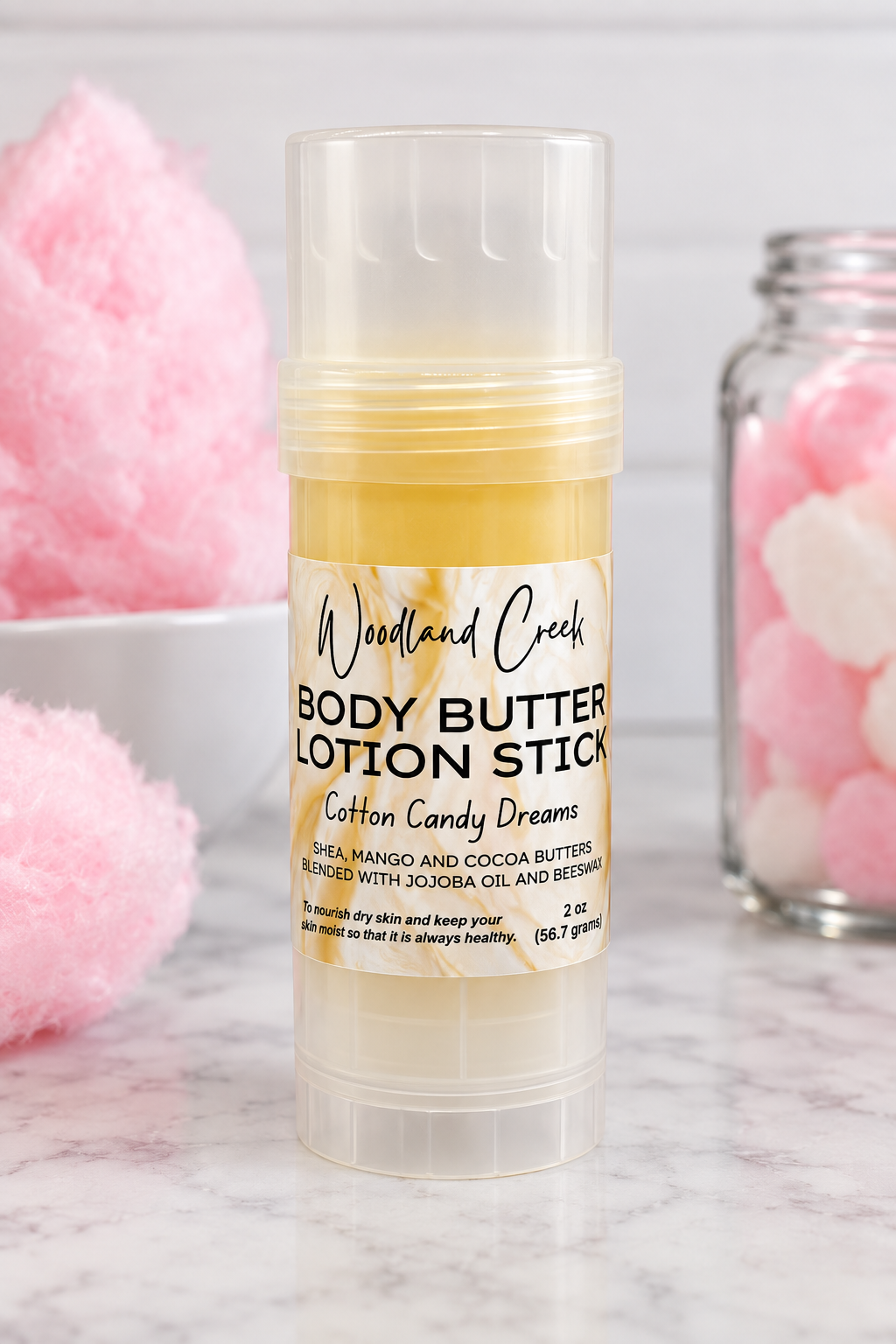 Cotton Candy Dreams Body Butter Lotion Stick