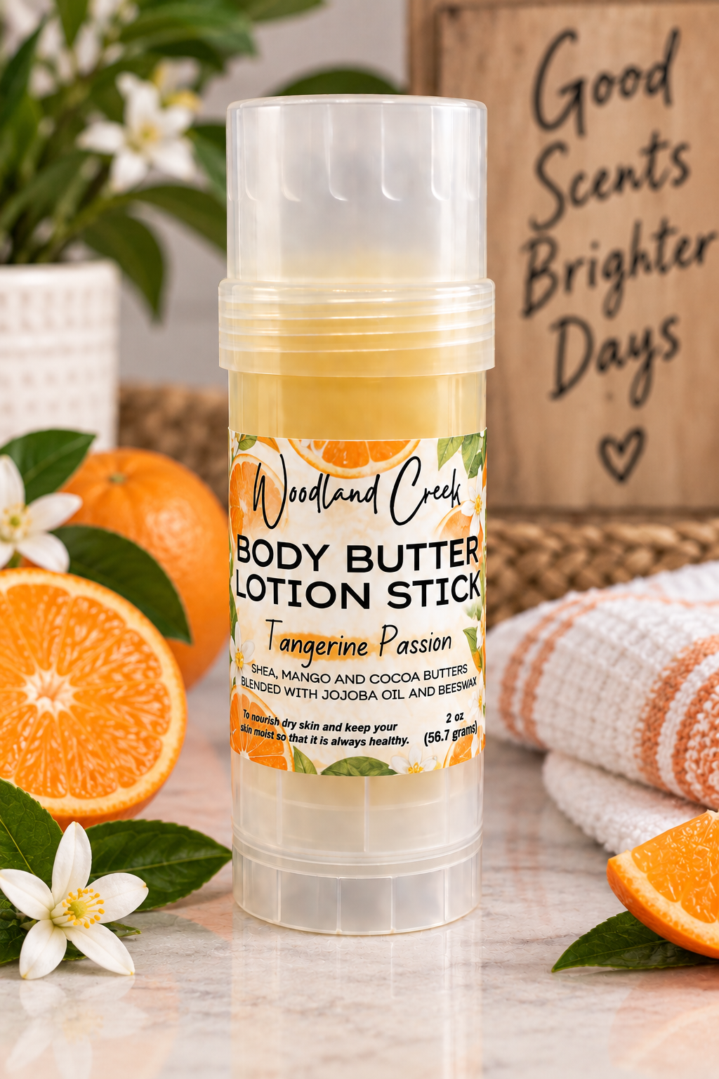 Tangerine Passion Body Butter Lotion Stick