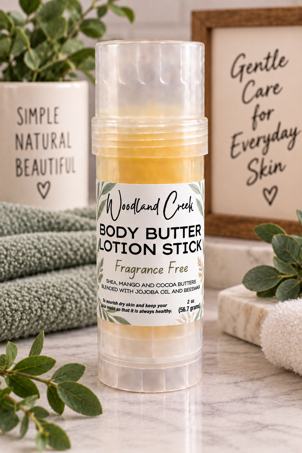 Fragrance Free Body Butter Lotion Stick