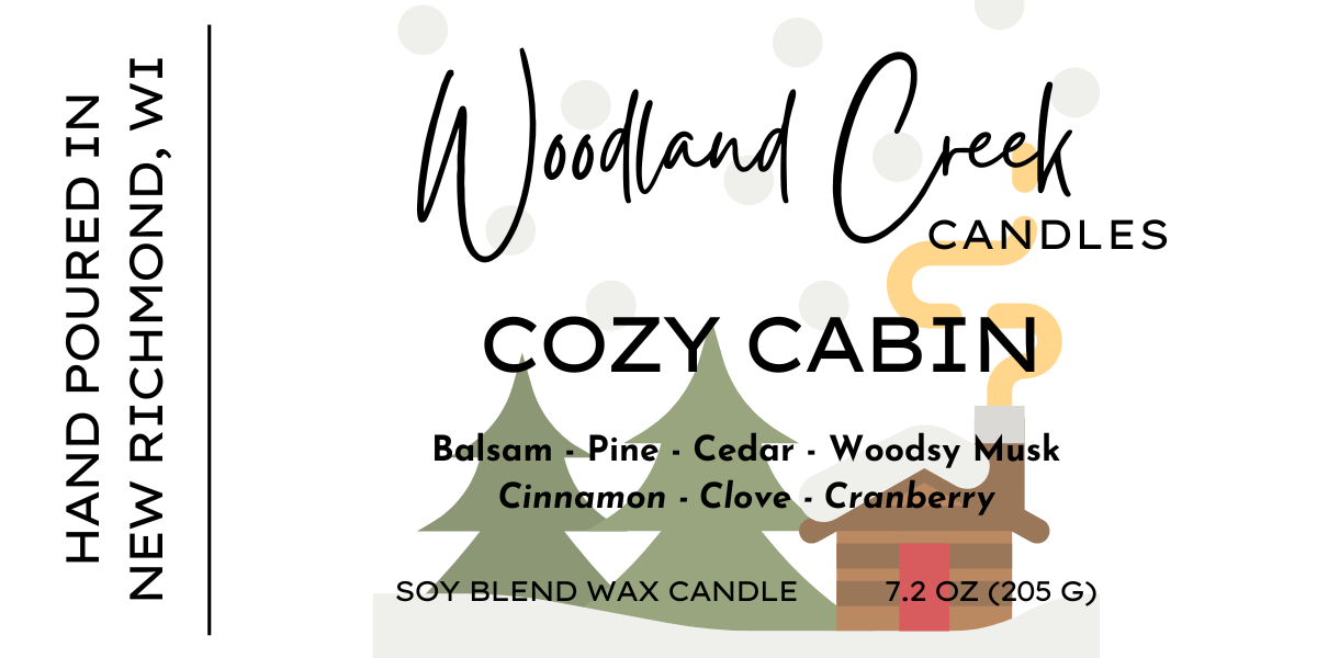 Cozy Cabin Soy Blend Wax Candle