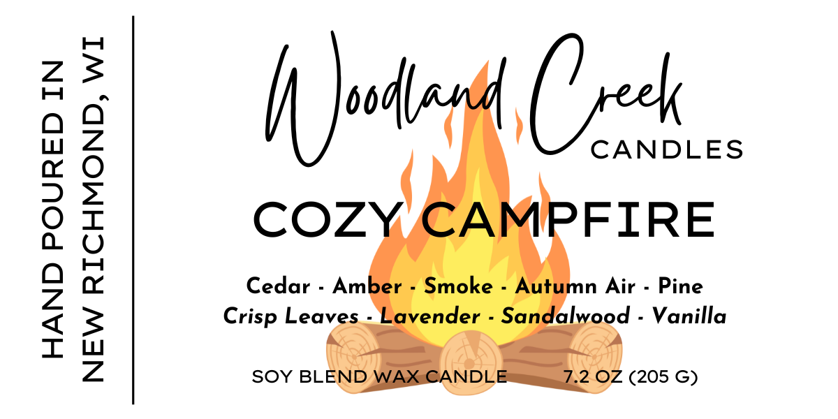 Cozy Campfire Soy Blend Wax Candle