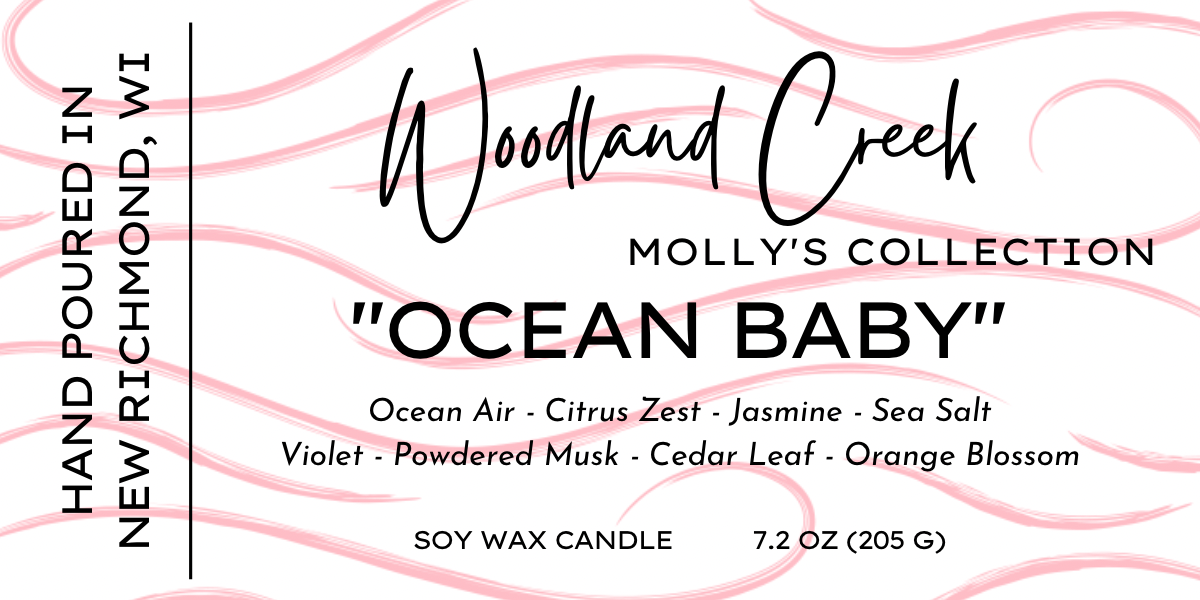 Ocean Baby Soy Blend Wax Candle