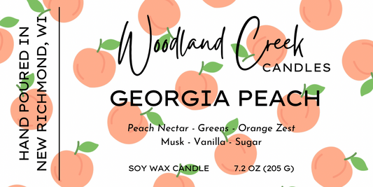 Georgia Peach Soy Blend Wax Candle