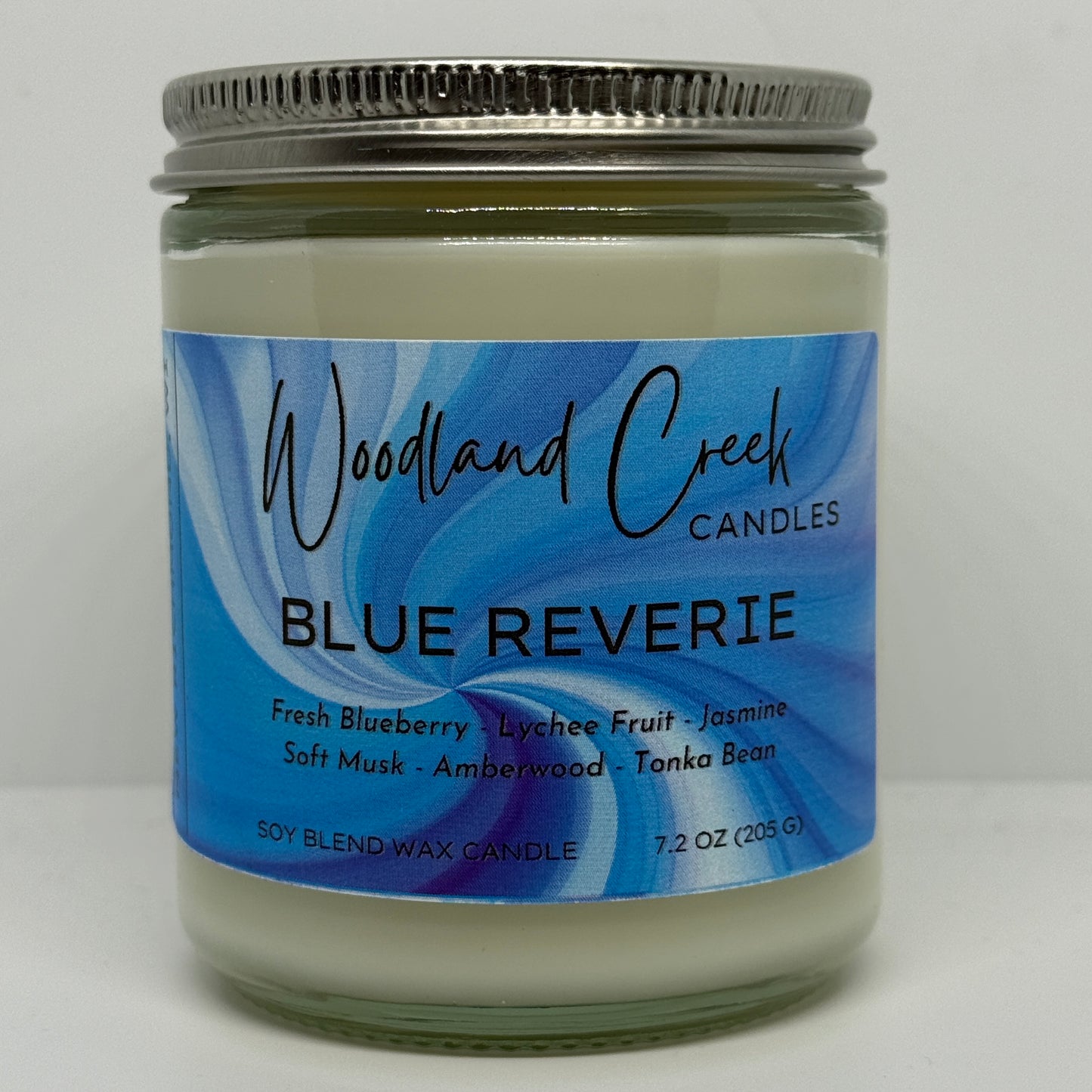 Blue Reverie Soy Blend Wax Candle