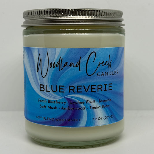 Blue Reverie Soy Blend Wax Candle
