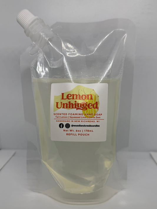 Lemon Unhinged Scented Foaming Hand Soap REFILL POUCH