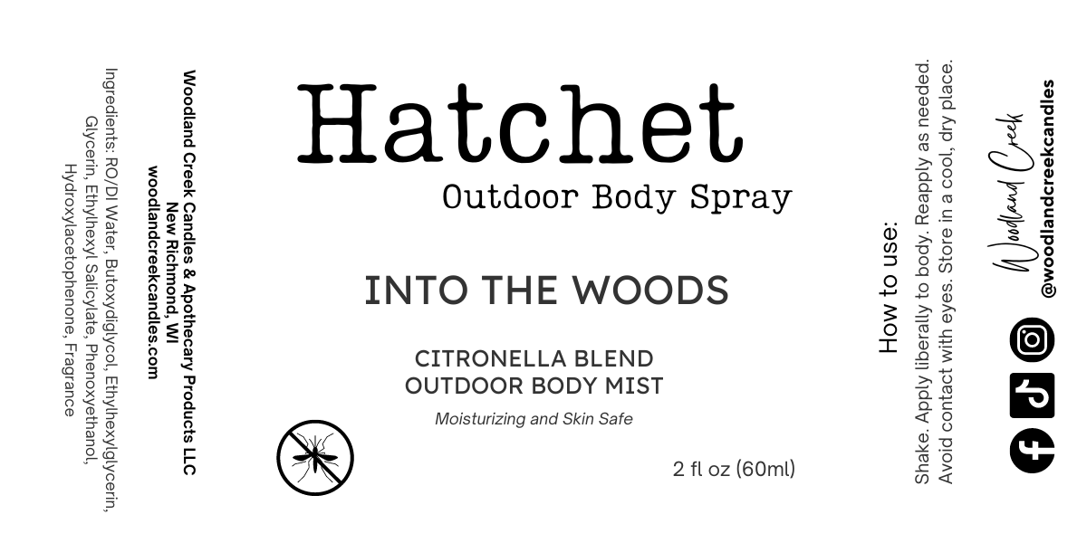 Hatchet - Citronella Outdoor Body Spray