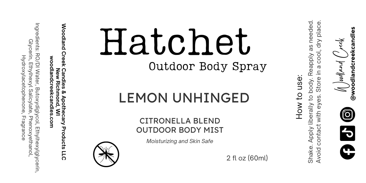 Hatchet - Citronella Outdoor Body Spray