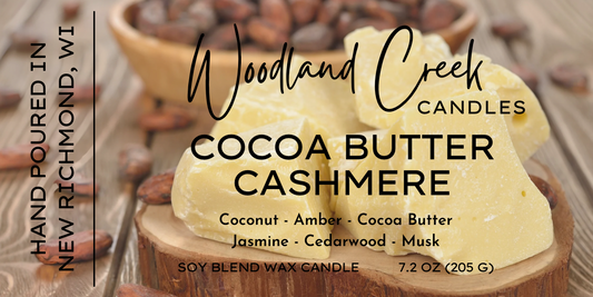 Cocoa Butter Cashmere Soy Blend Wax Candle