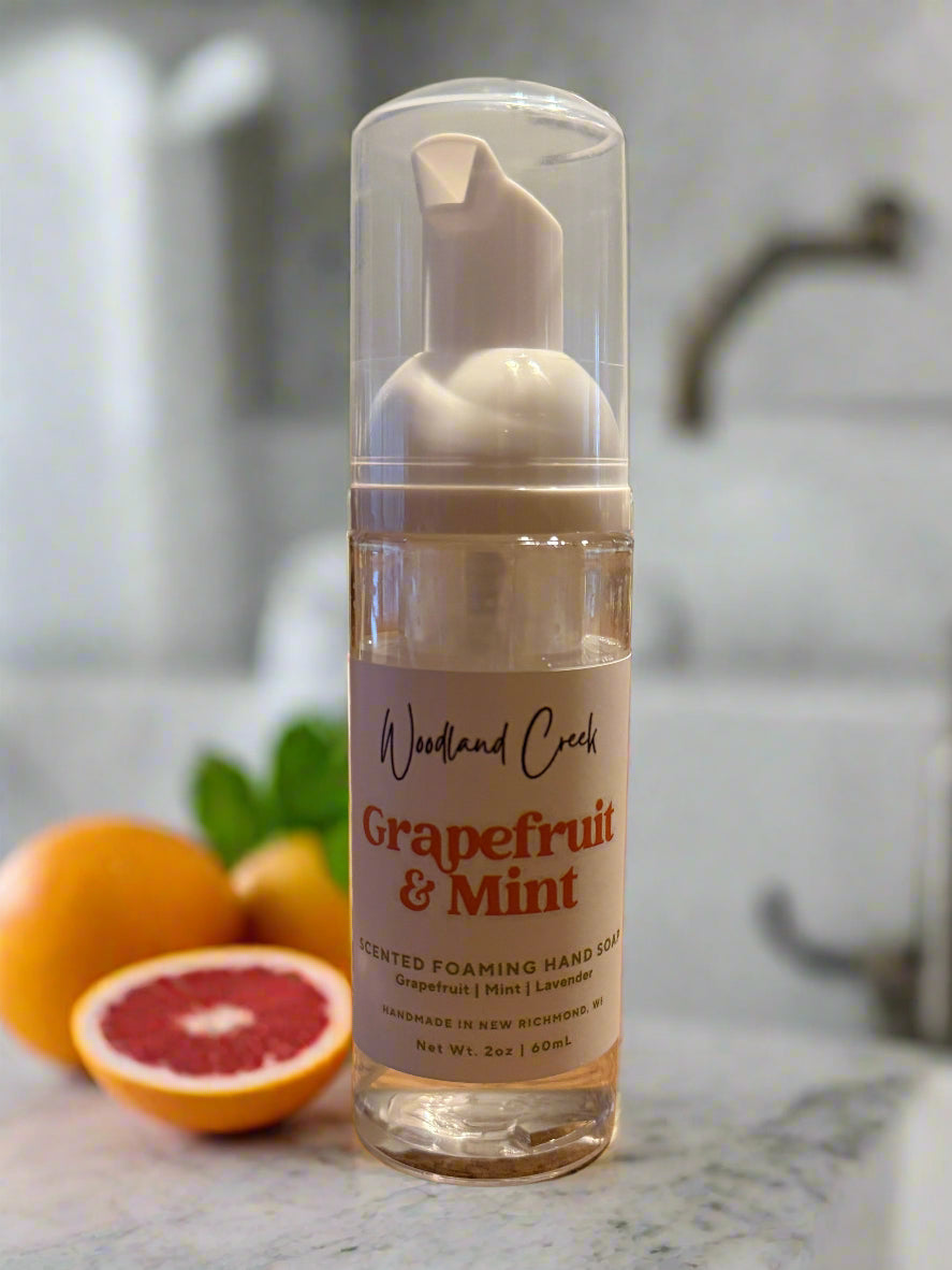 Grapefruit and Mint Scented Foaming Hand Soap