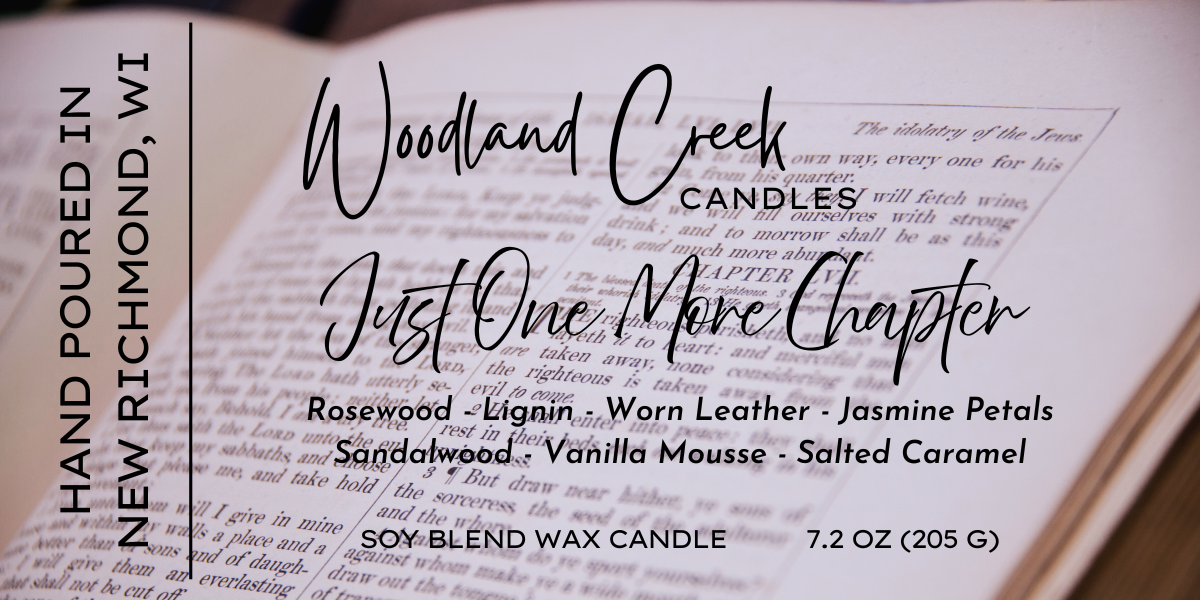 Just One More Chapter Soy Blend Wax Candle