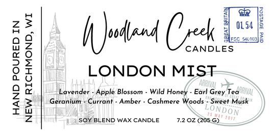 London Mist Soy Blend Wax Candle