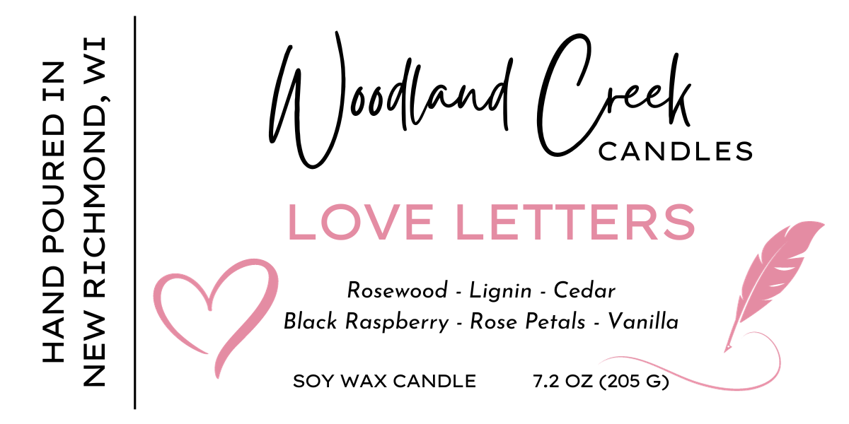 Love Letters Soy Wax Candle