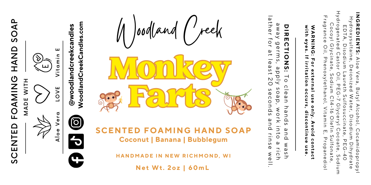 Monkey Farts Scented Foaming Hand Soap