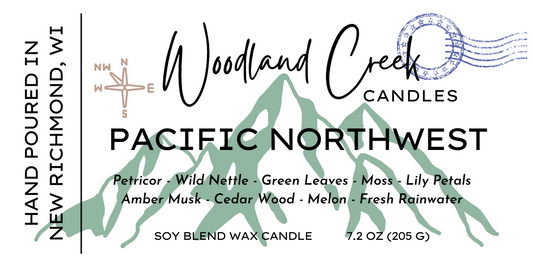 Pacific Northwest Soy Blend Wax Candle