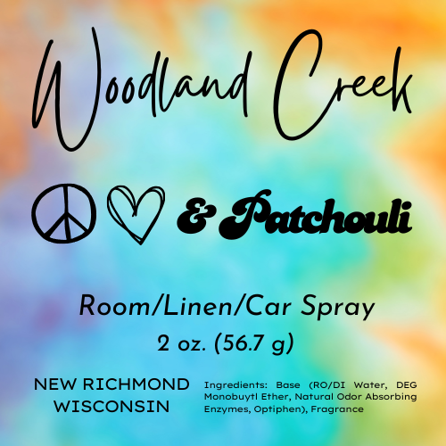 Peace, Love & Patchouli Room Spray