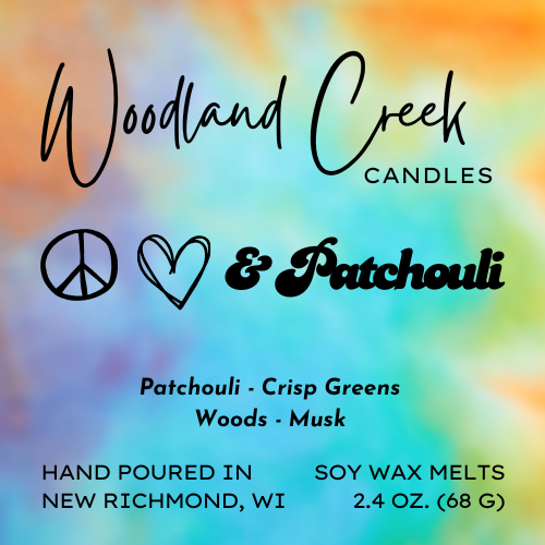 Peace Love and Patchouli Wax Melts