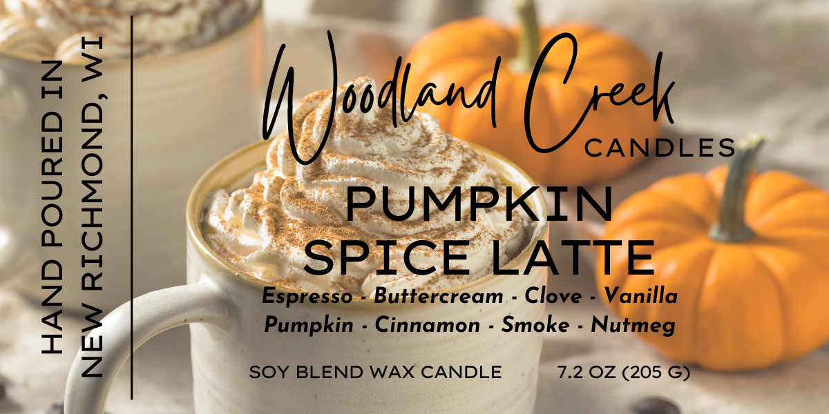 Pumpkin Spice Latte Soy Blend Wax Candle