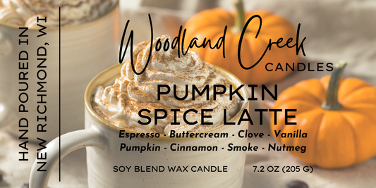 Pumpkin Spice Latte Soy Blend Wax Candle