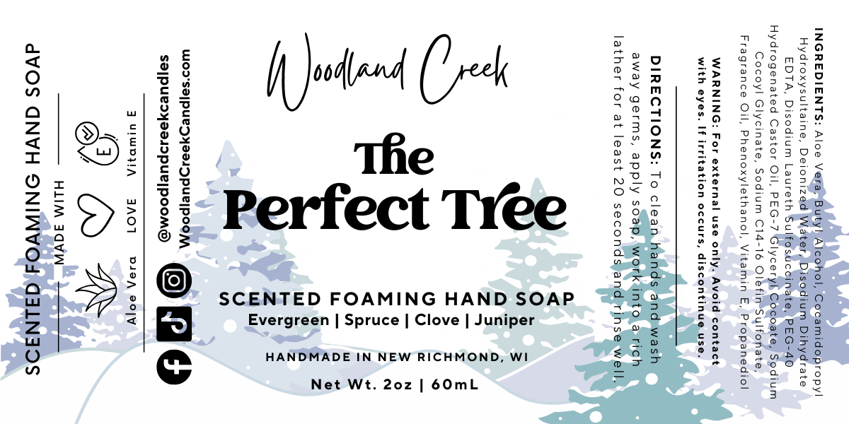 The Perfect Tree Scented Foaming Hand Soap
