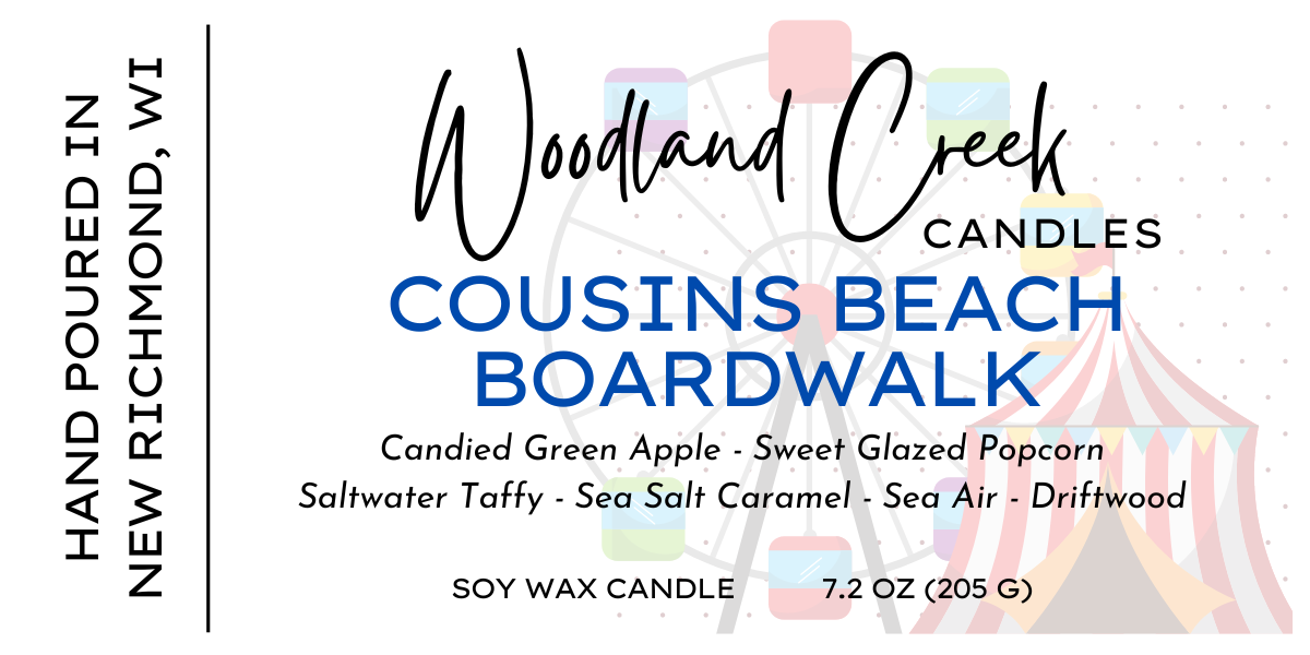 Cousins Beach Boardwalk Soy Wax Candle