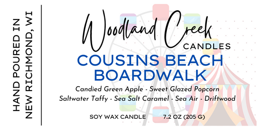 Cousins Beach Boardwalk Soy Blend Wax Candle