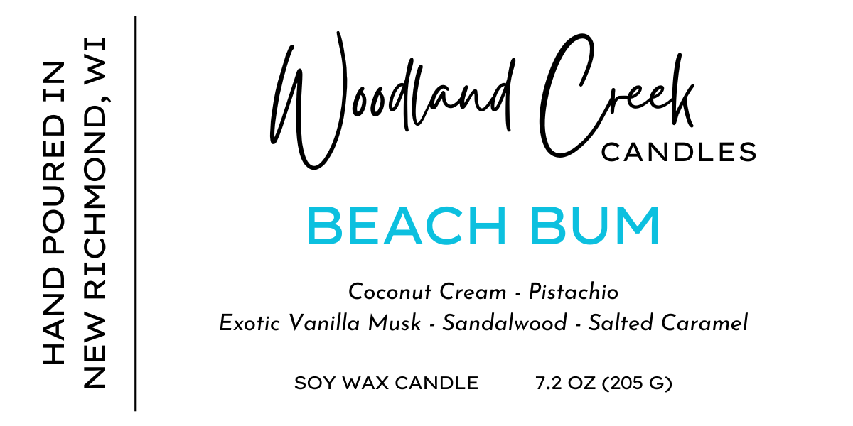 Beach Bum Soy Wax Candle