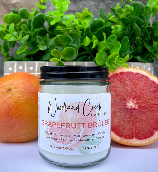 Grapefruit Brulee Soy Blend Wax Candle